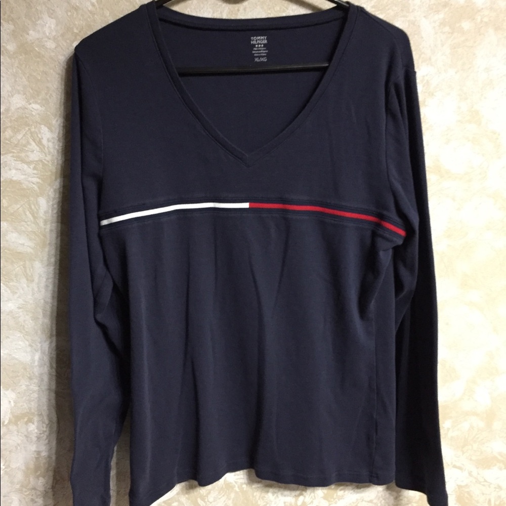 Tommy Hilfiger blue shirt